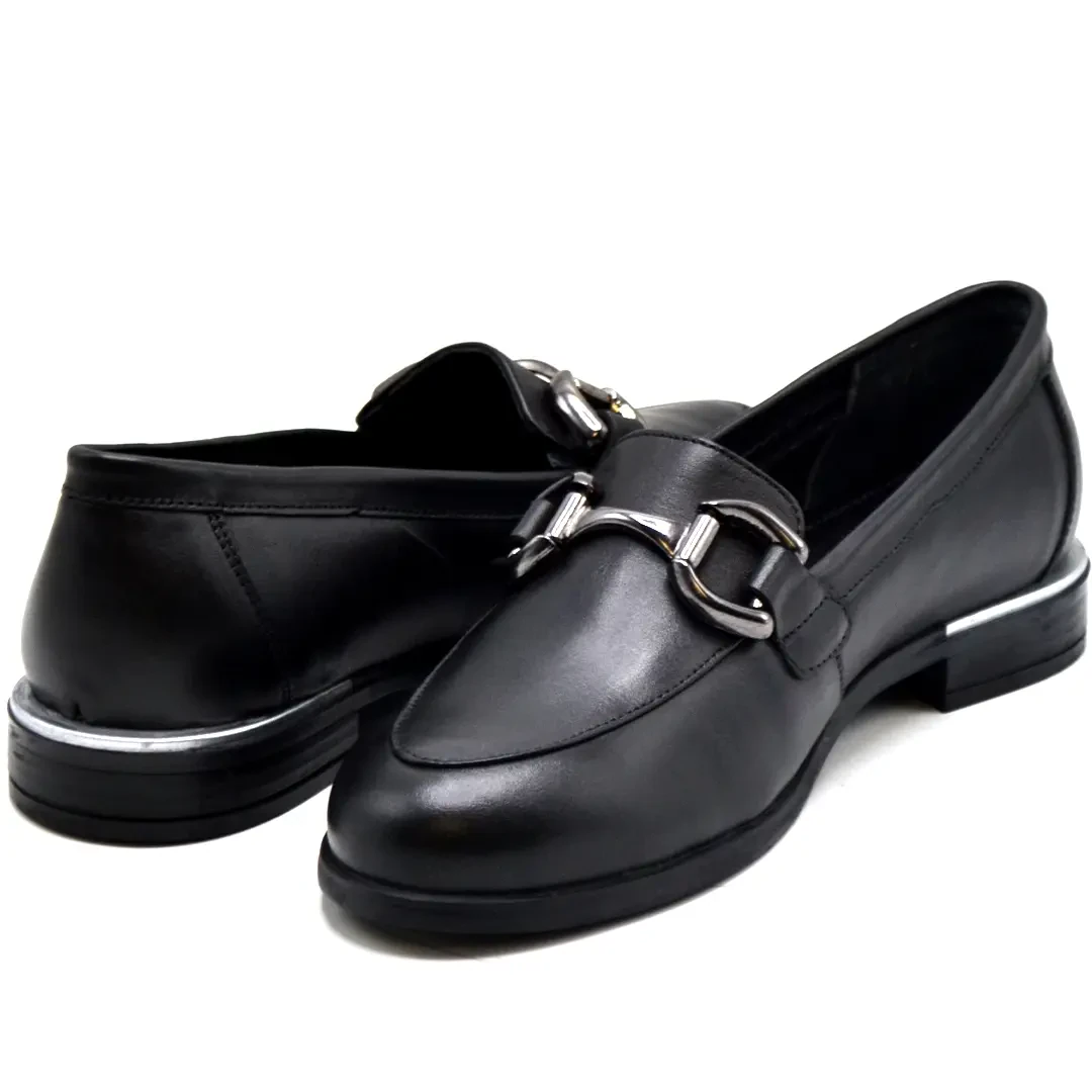 Venüs Deri Kadın Casual Ayakkabı Siyah 2455201K - Thumbnail