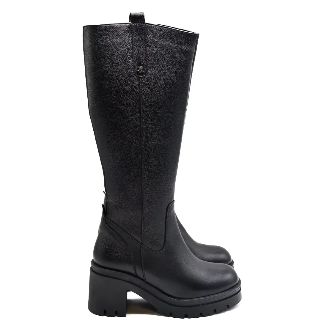 Venüs - Venüs Deri Kadın Çizme Siyah 2351307K
