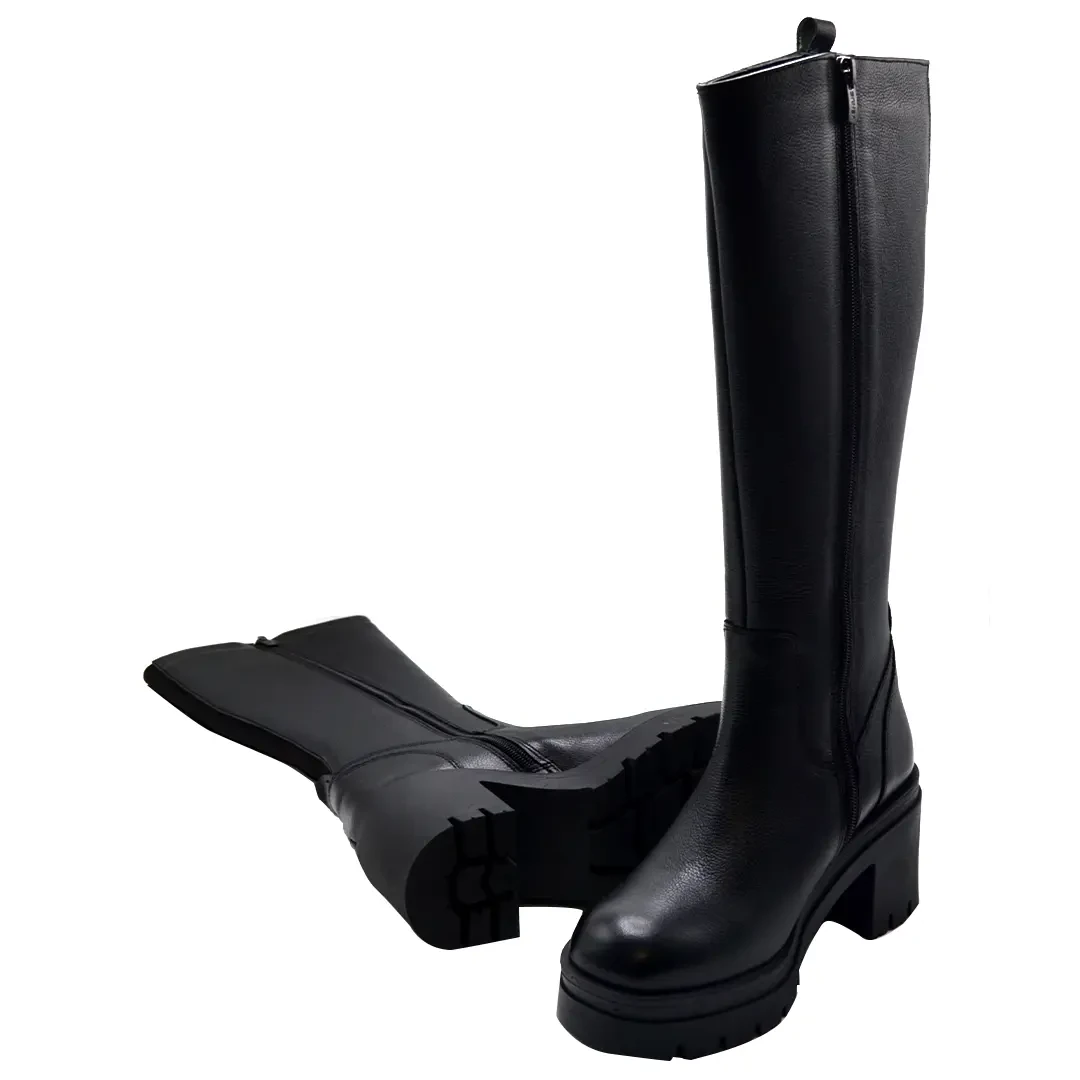 Venüs Deri Kadın Çizme Siyah 2351307K