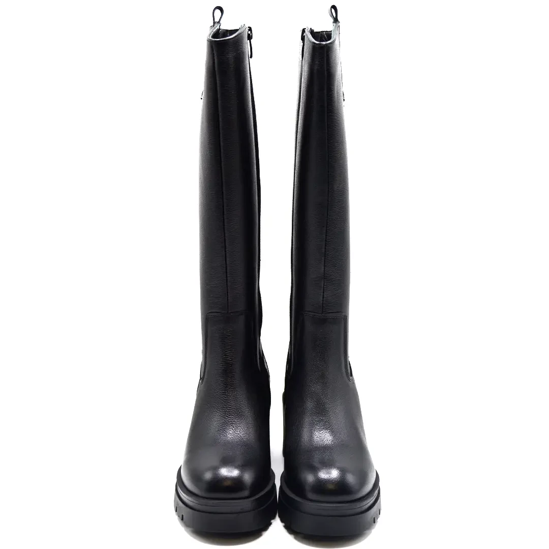 Venüs Deri Kadın Çizme Siyah 2351307K