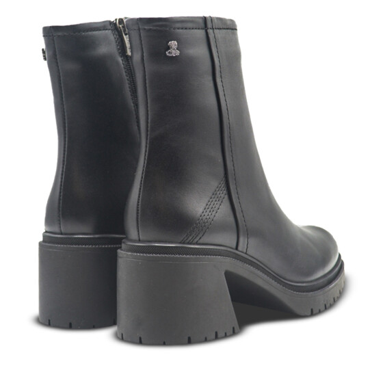 Venüs Deri Kadın Topuklu Bot Siyah 2552501K - Thumbnail