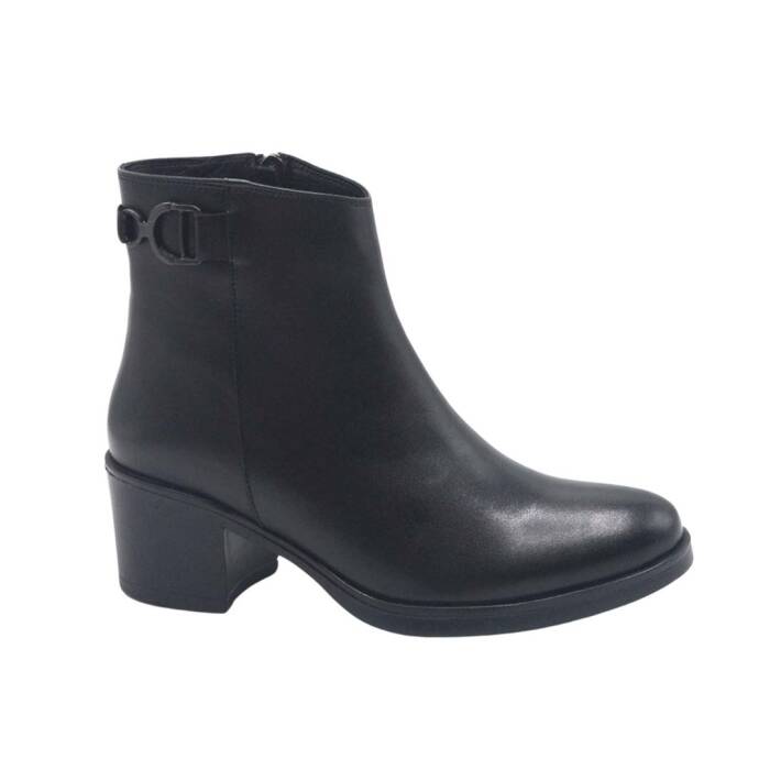 Venüs Deri Kadın Topuklu Bot Siyah 25021508K