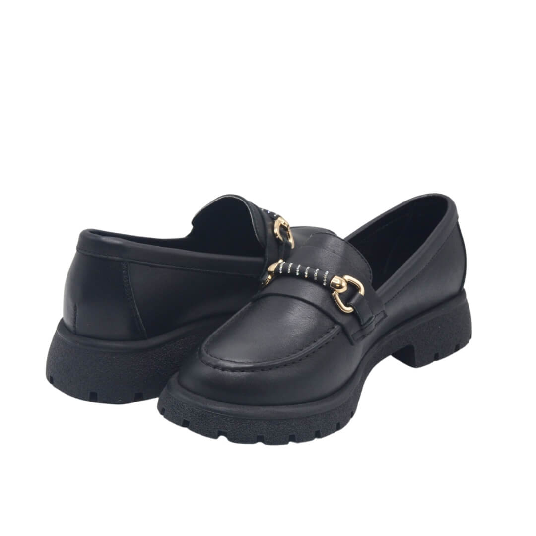 Venüs Deri Kadın Casual Maskülen Ayakkabı Siyah 25454259Y - Thumbnail