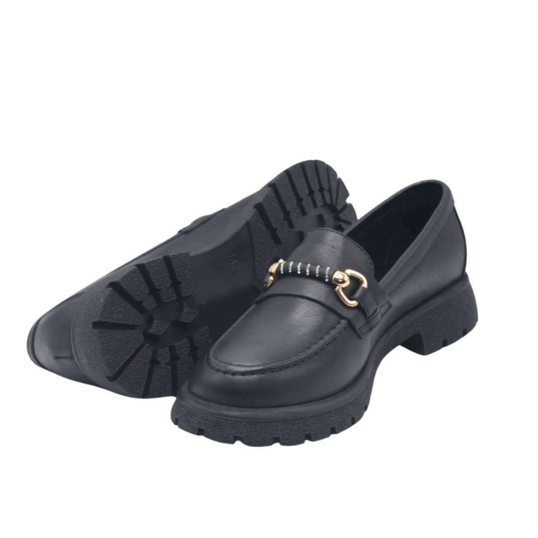 Venüs Deri Kadın Casual Maskülen Ayakkabı Siyah 25454259Y - Thumbnail