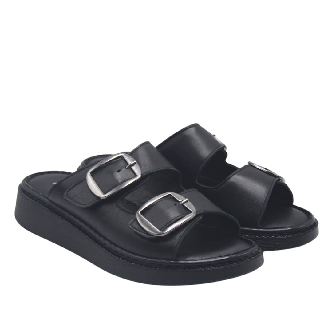 Venüs Deri Kadın Terlik Siyah 25322475Y