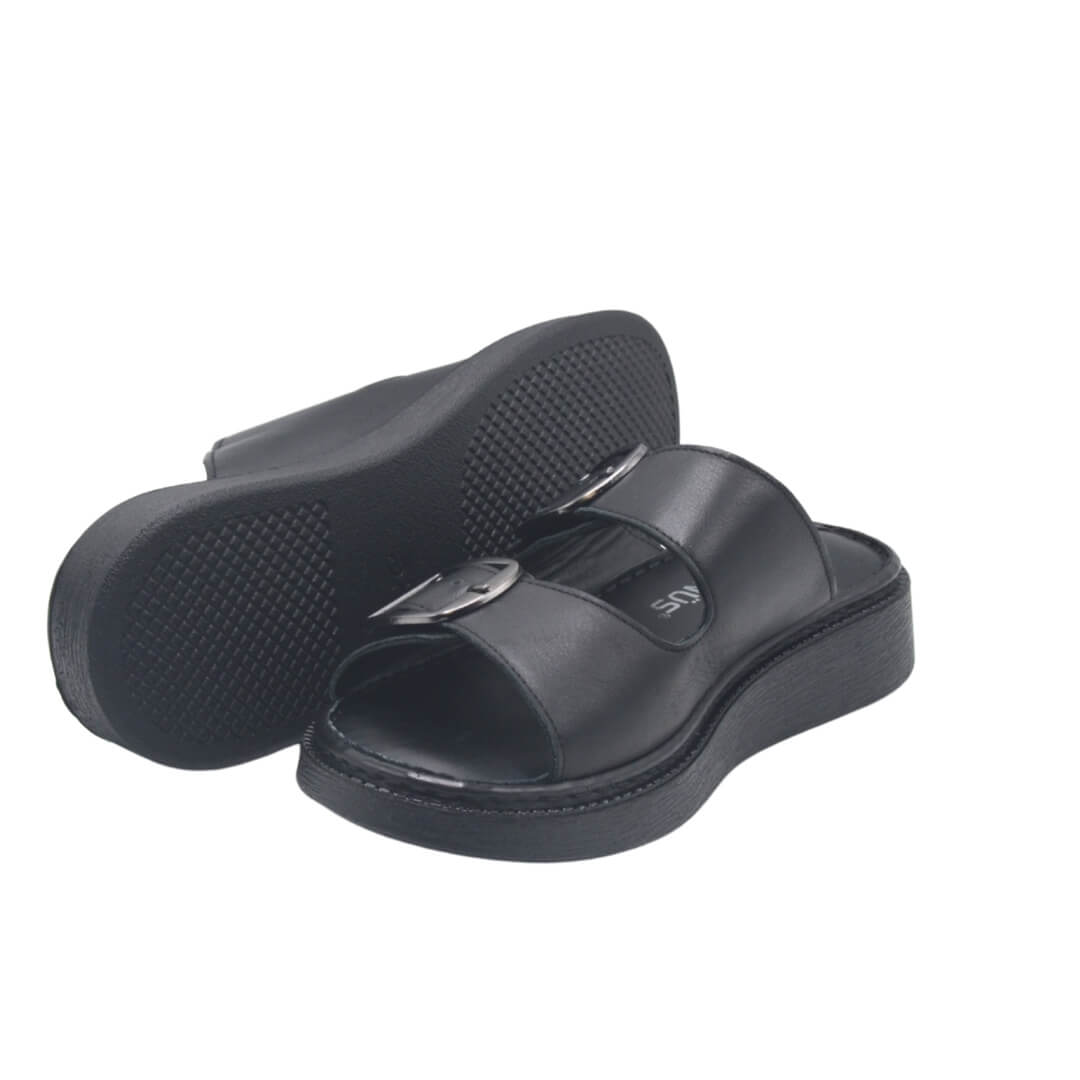 Venüs Deri Kadın Terlik Siyah 25322475Y