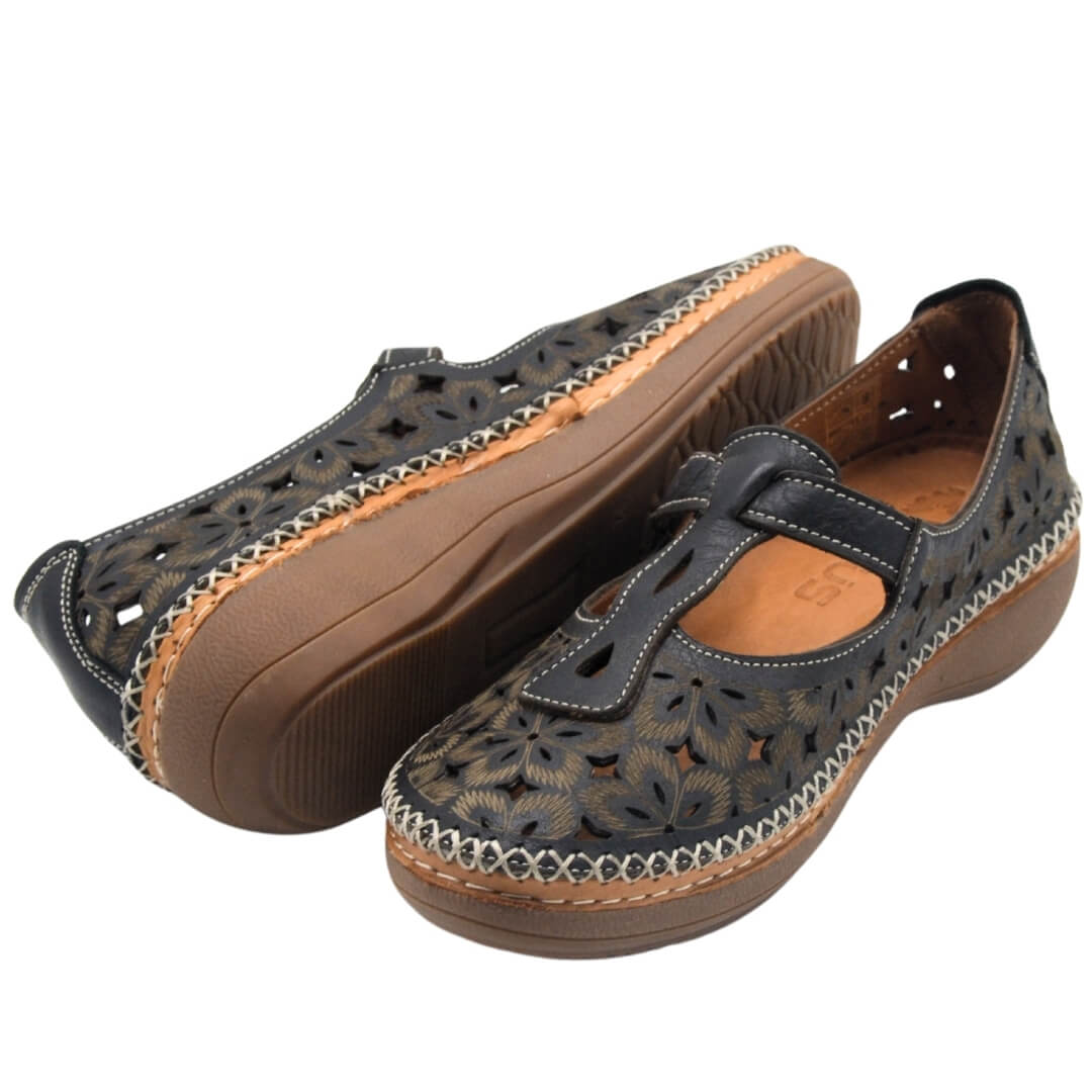 Venüs Deri Kadın Casual Ayakkabı Siyah 25190242Y - Thumbnail