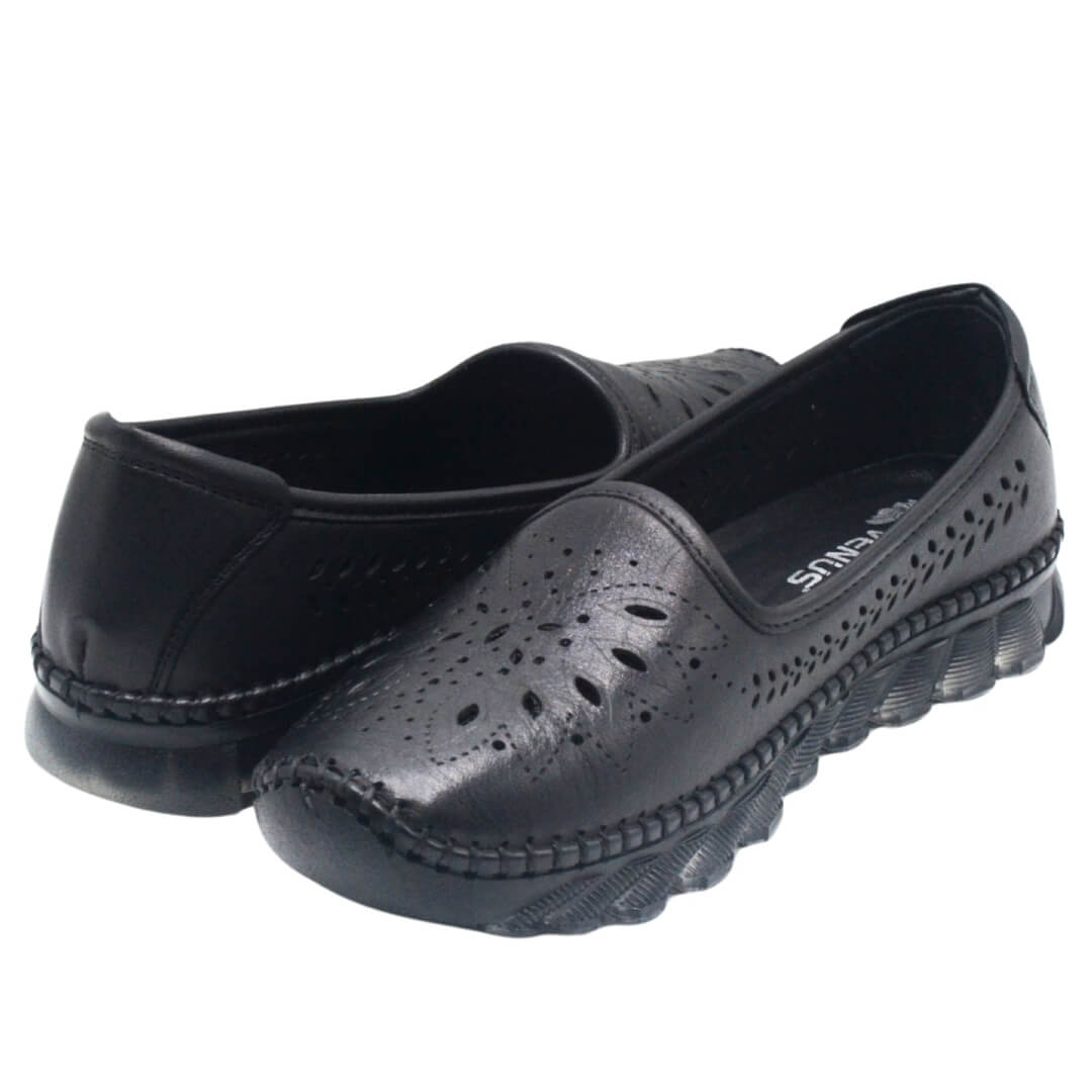 Venüs Deri Kadın Casual Ayakkabı Siyah 25401001Y - 3