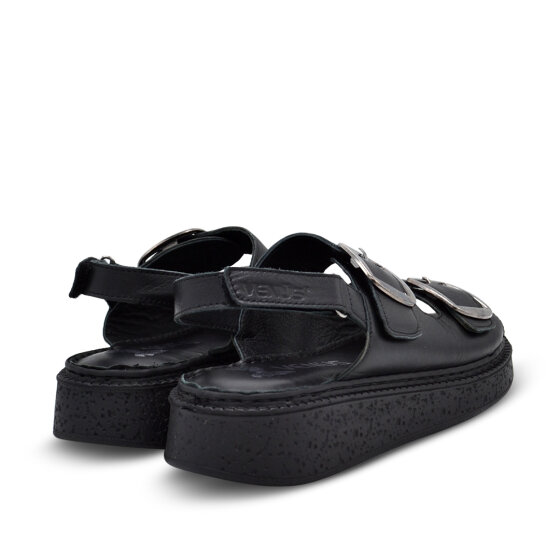 Venüs Deri Kadın Düz Sandalet Siyah 26322476Y - 3