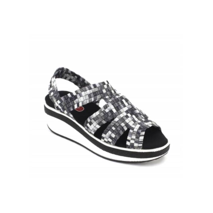 Venüs Deri Kadın Comfort Ayakkabı Siyah-Gri Spring-38  Venüs Deri Kadın Comfort Ayakkabı Siyah-Gri Spring-38