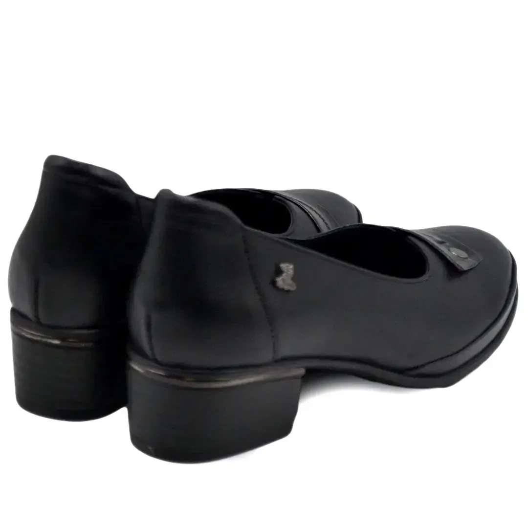 Venüs Deri Kadın Topuklu Ayakkabı Siyah 2312531Y - Thumbnail