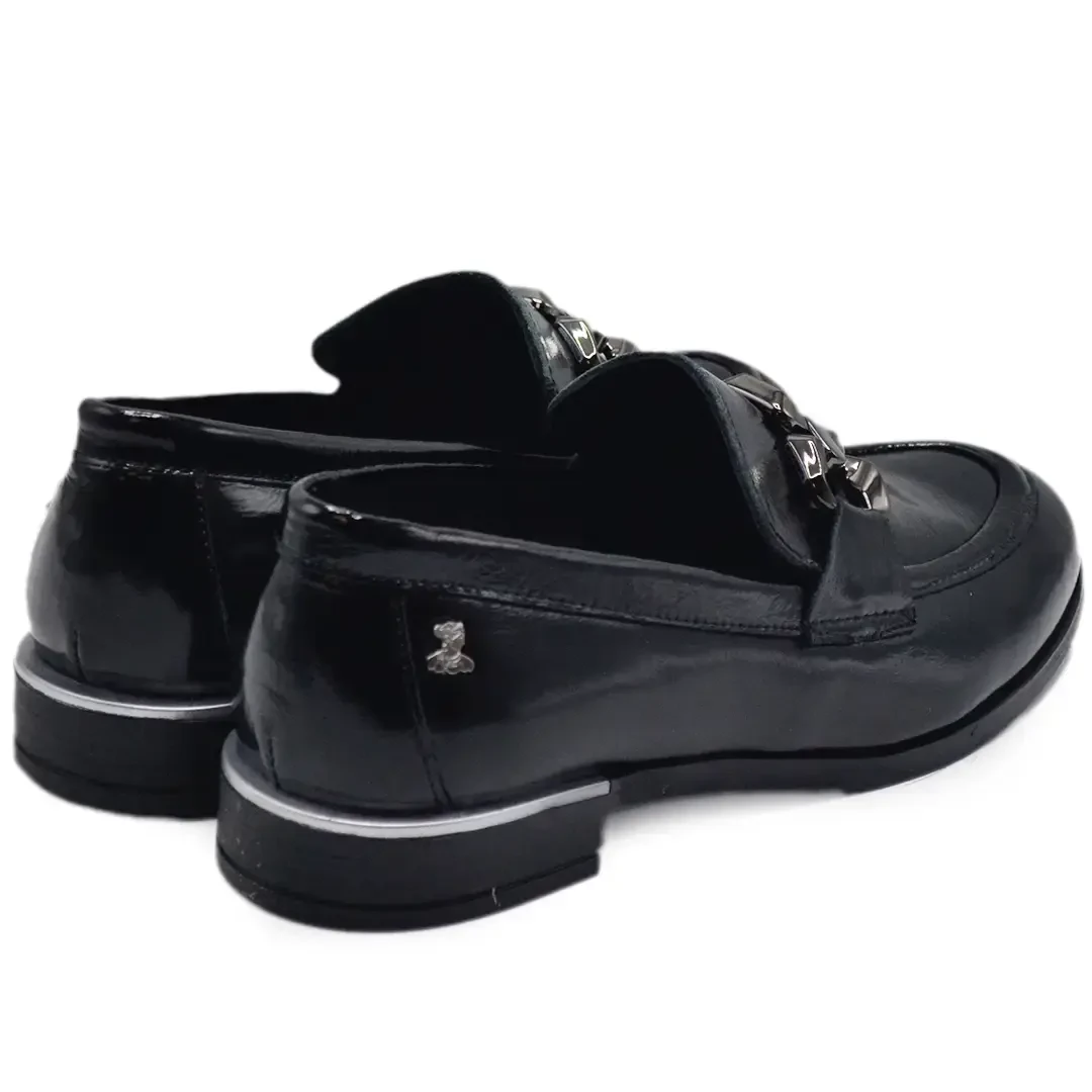 Venüs Deri Kadın Rugan Casual Ayakkabı Siyah 2455212Y 