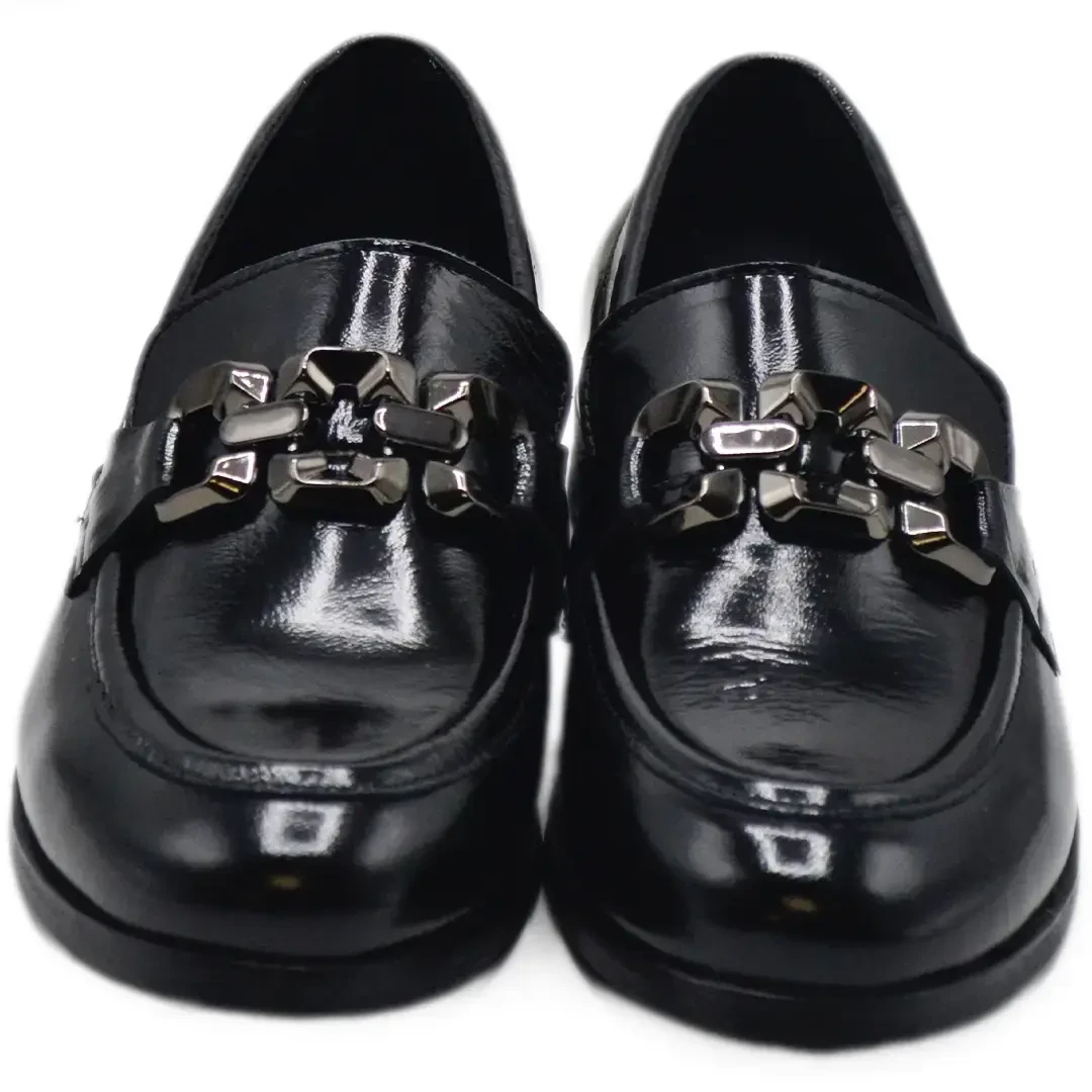 Venüs Deri Kadın Rugan Casual Ayakkabı Siyah 2455212Y 