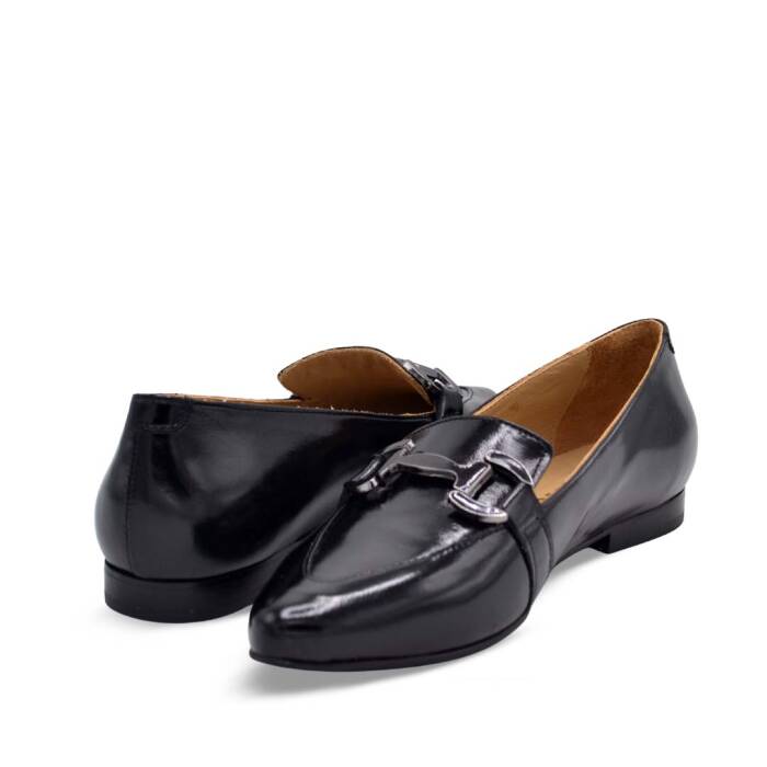 Venüs Deri Kadın Rugan Babet Siyah 2511508Y  - 4