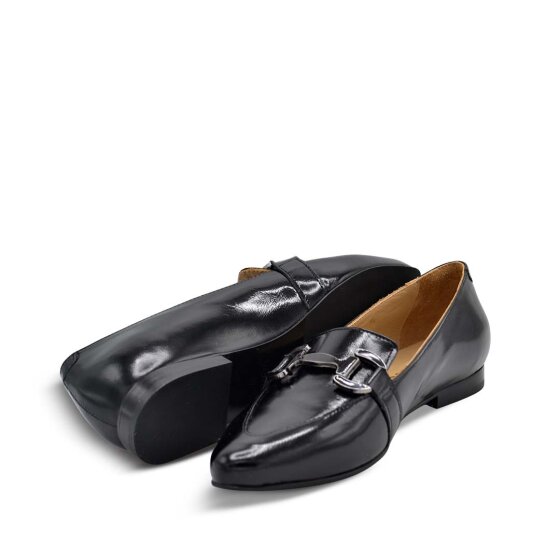 Venüs Deri Kadın Rugan Babet Siyah 2511508Y  - 5