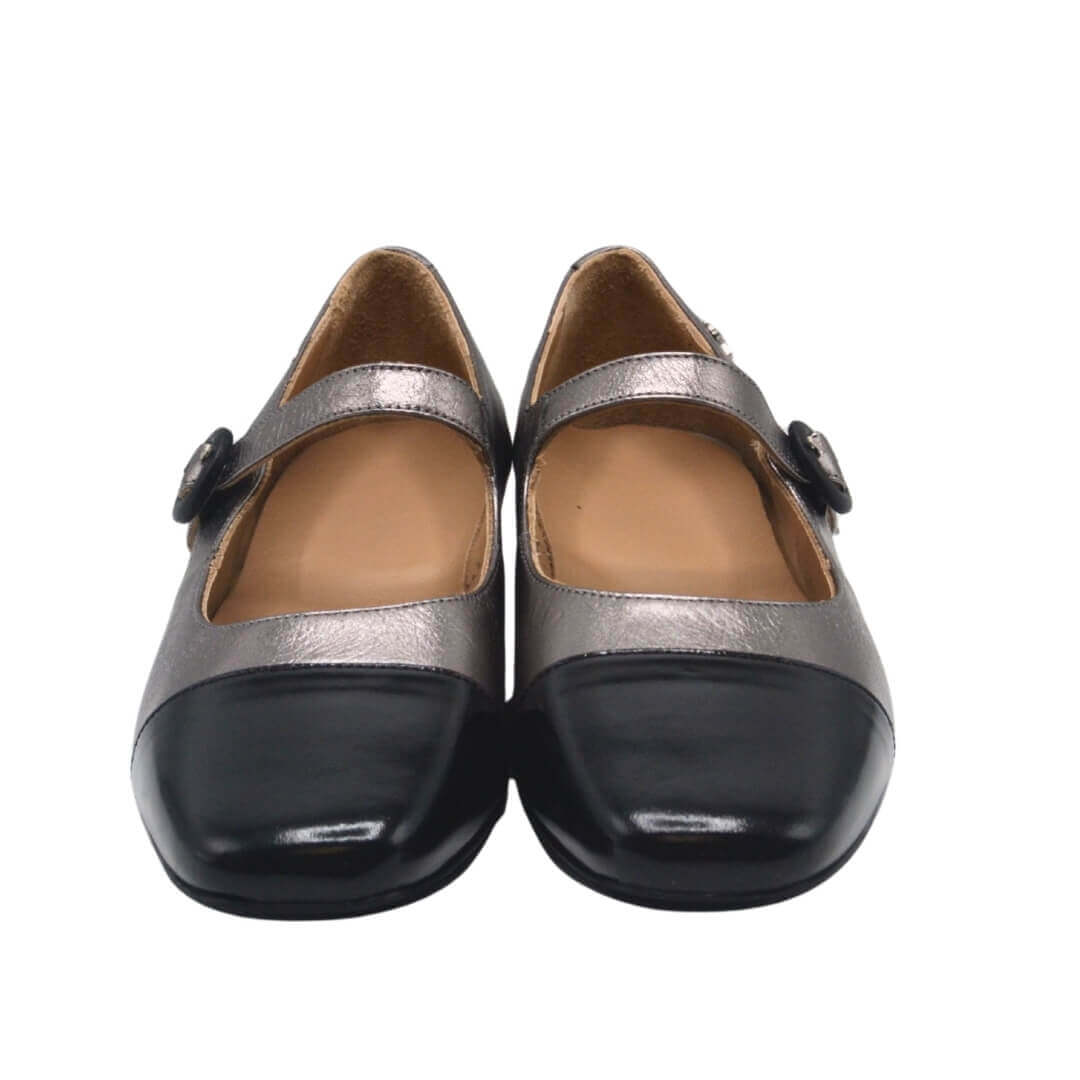 Venüs Deri Kadın Casual Ayakkabı Siyah-Platin 2511104Y  Venüs Deri Kadın Casual Ayakkabı Siyah-Platin 2511104Y