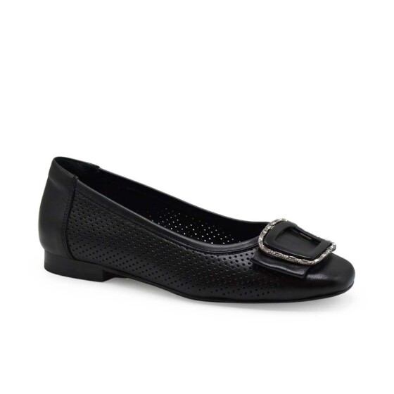 Venüs - Venüs Deri Kadın Babet Ayakkabı Siyah 251113Y Venüs - Venüs Deri Kadın Babet Ayakkabı Siyah 251113Y