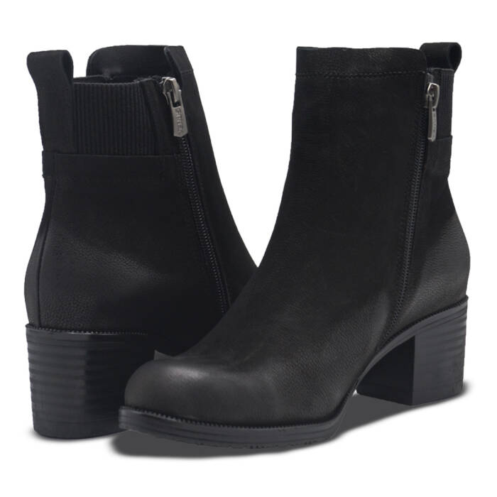 Venüs Deri Kadın Topuklu Bot Siyah 25030301K