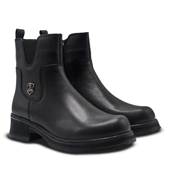 Venüs - Venüs Deri Kadın Casual Bot Siyah 2452706K