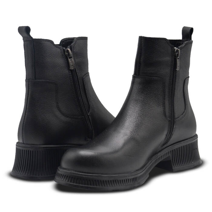 Venüs Deri Kadın Casual Bot Siyah 2452706K