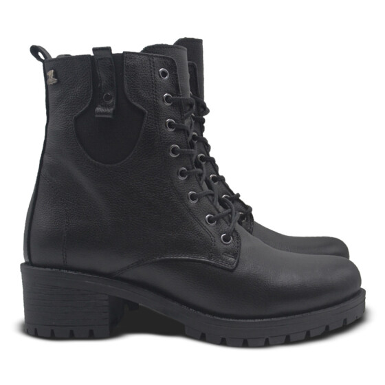 Venüs - Venüs Deri Kadın Postal Bot Siyah 3375K