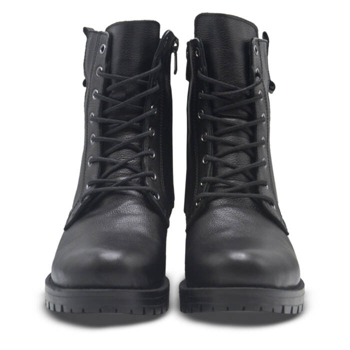 Venüs Deri Kadın Postal Bot Siyah 3375K