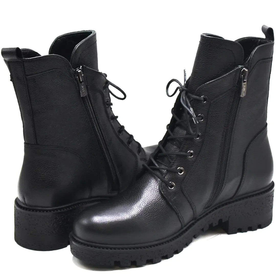 Venüs Deri Kadın Casual Bot Siyah 1950891K