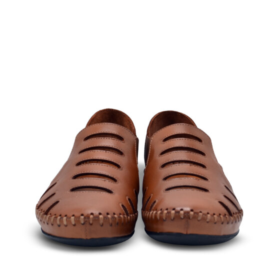 Venüs Deri Kadın Dolgu Topuklu Sandalet Taba 18791395Y - 6