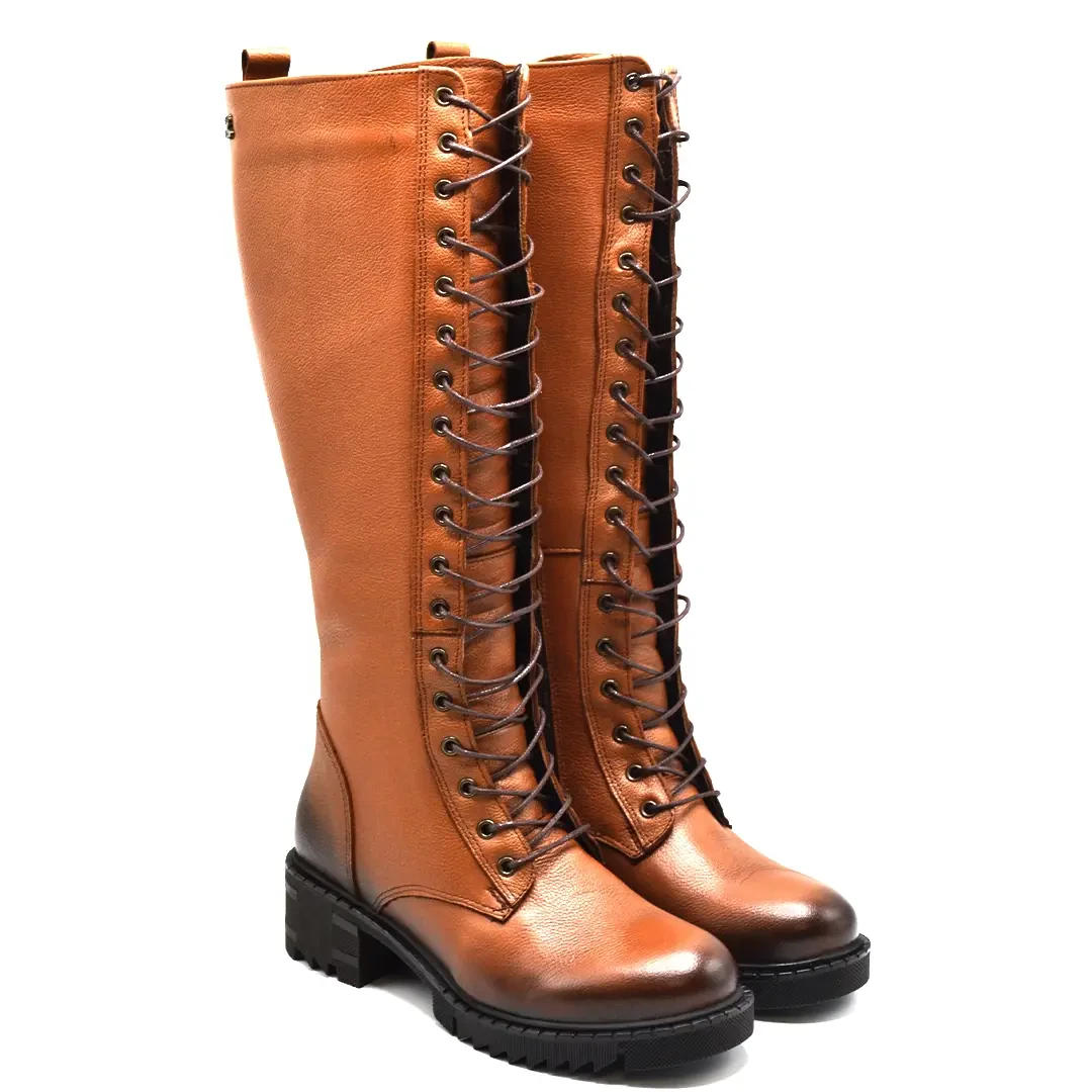 Venüs - Venüs Deri Kadın Çizme Taba 1950855K