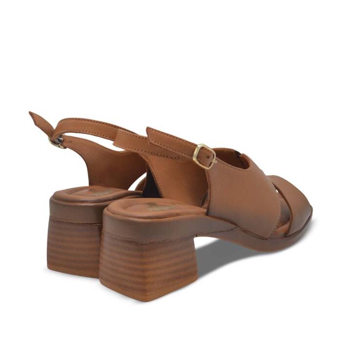 Venüs Deri Kadın Topuklu Sandalet Taba 2311510Y - 3