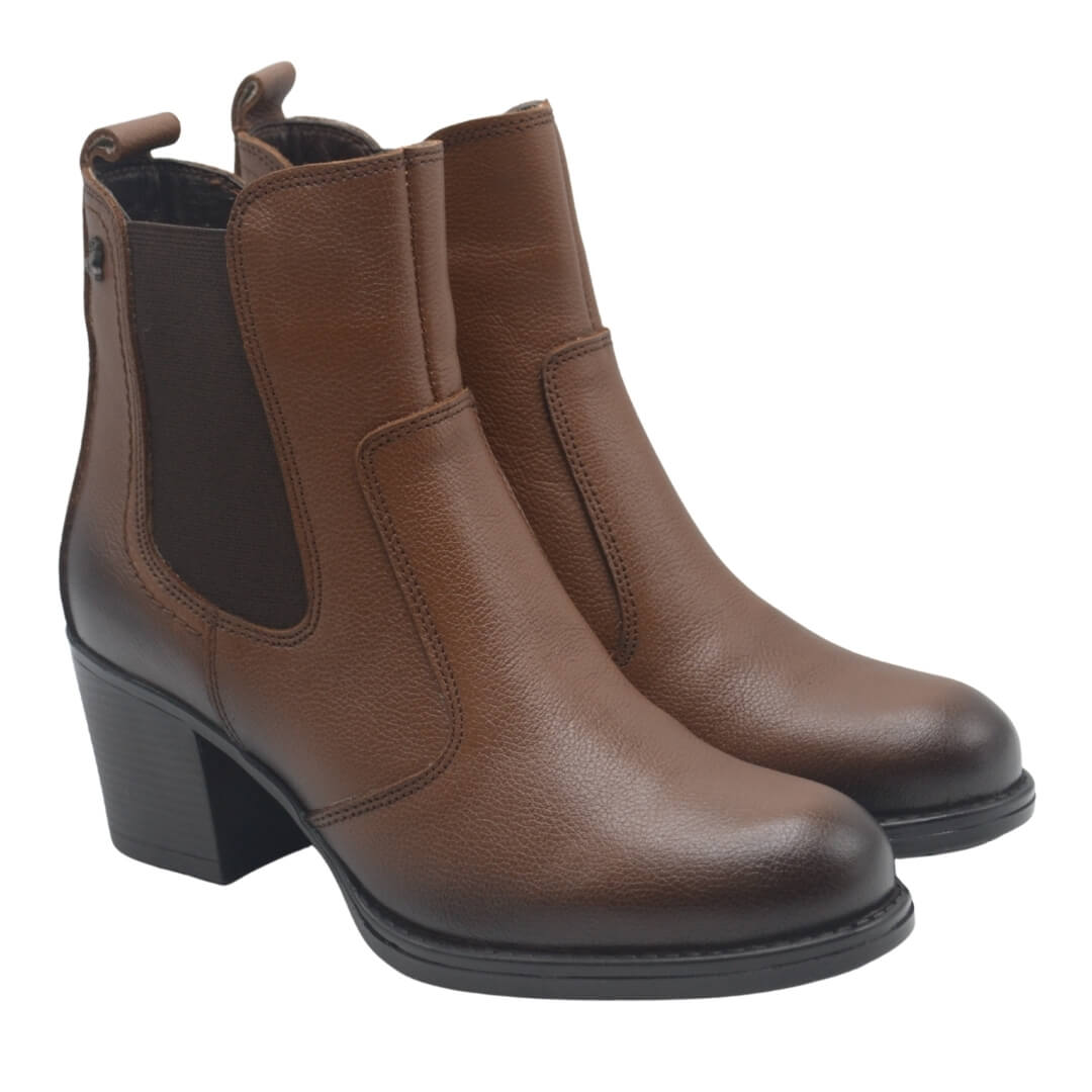 Venüs - Venüs Deri Kadın Topuklu Casual Bot Taba 2450902K