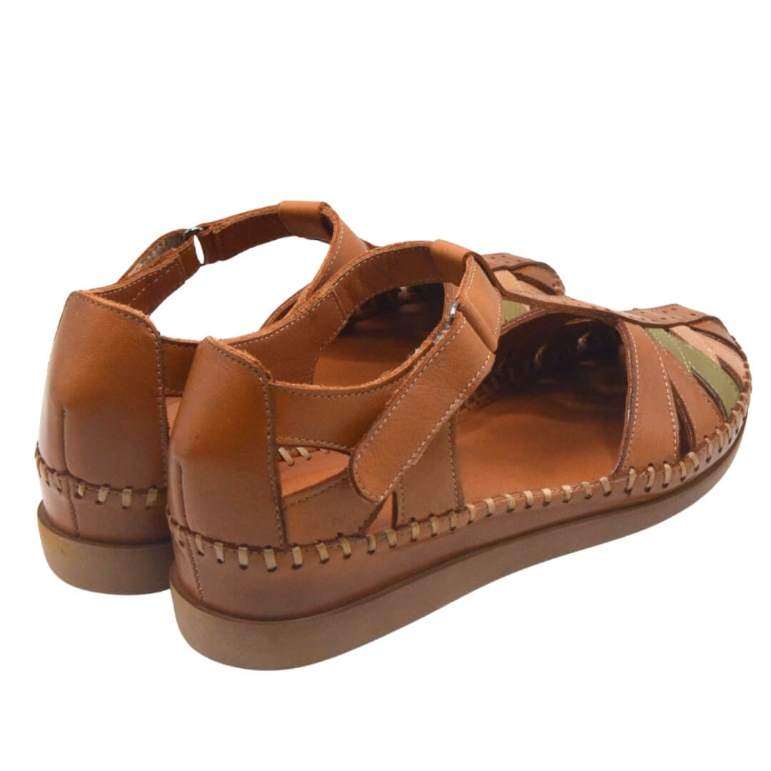 Venüs Deri Kadın Sandalet Taba 25033540Y - Thumbnail