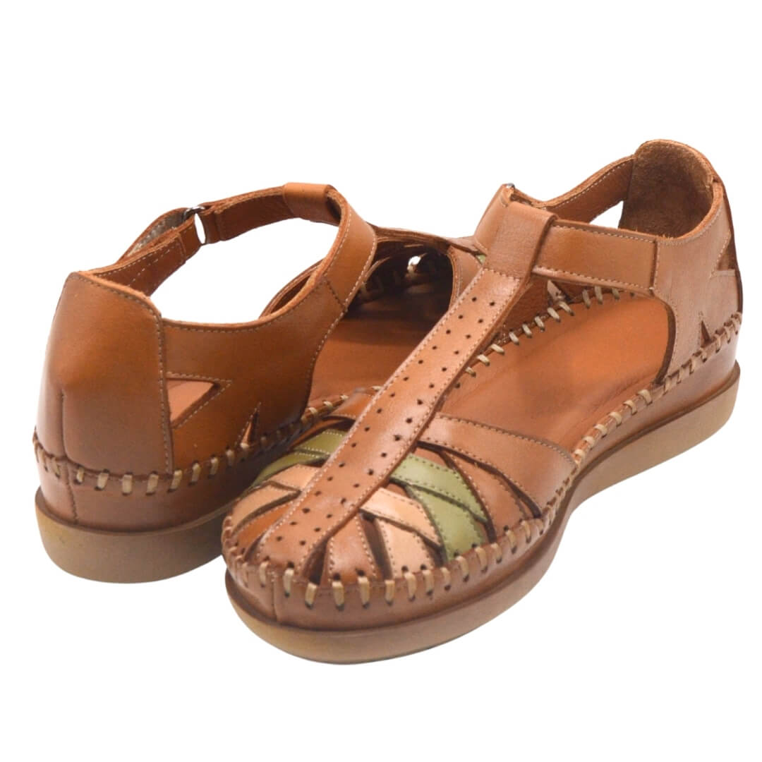 Venüs Deri Kadın Sandalet Taba 25033540Y - Thumbnail