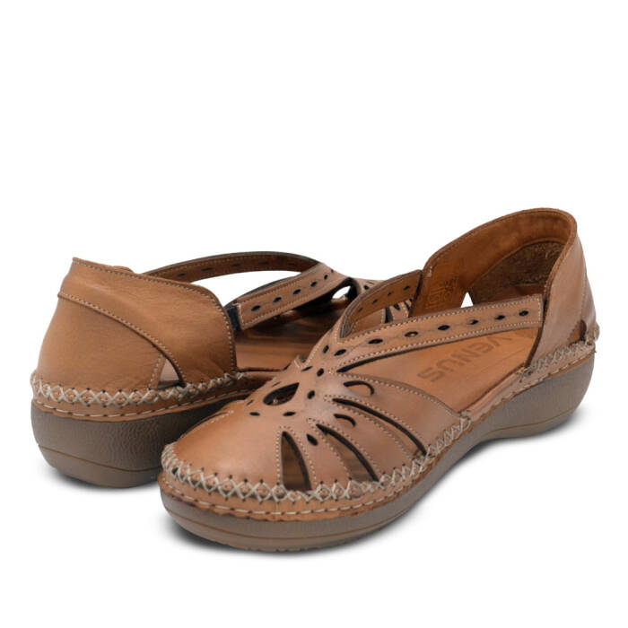 Venüs Deri Kadın Comfort Ayakkabı Taba 25190245Y - 4