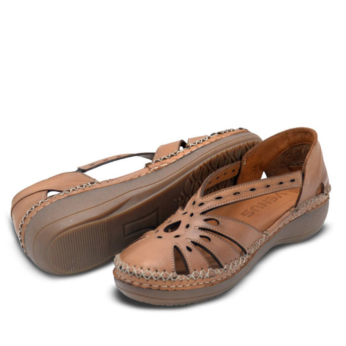 Venüs Deri Kadın Comfort Ayakkabı Taba 25190245Y - 5