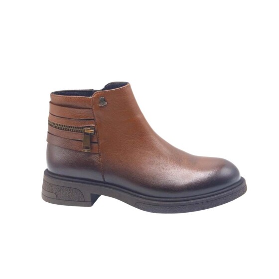 Venüs - Venüs Deri Kadın Casual Bot Taba 2551022K