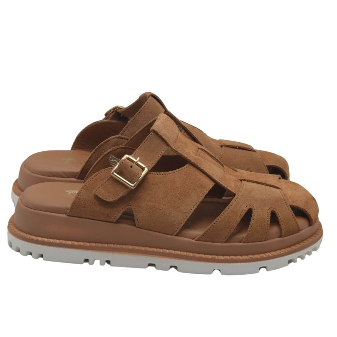  Venüs Deri Kadın Süet Terlik Taba 25470013Y