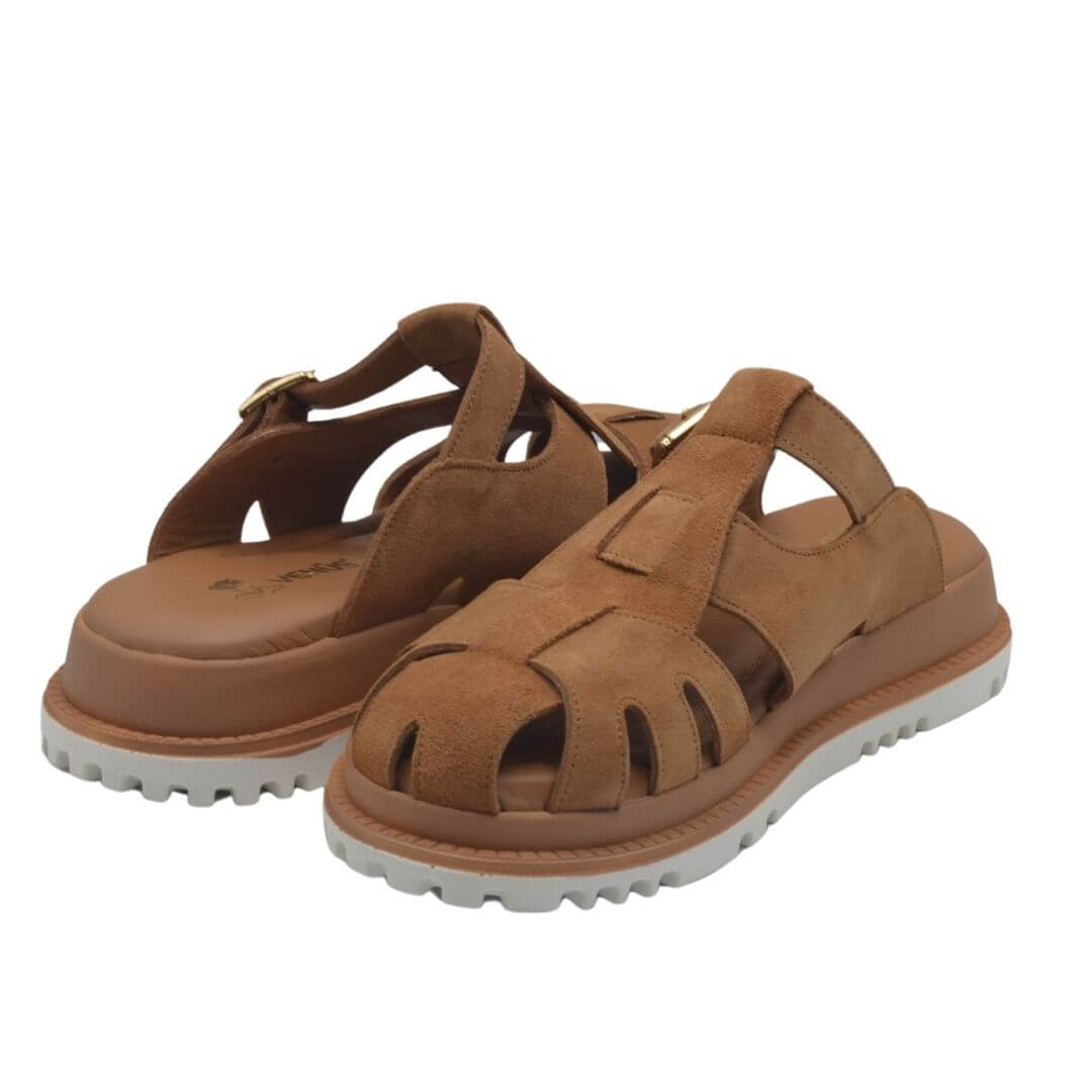  Venüs Deri Kadın Süet Terlik Taba 25470013Y