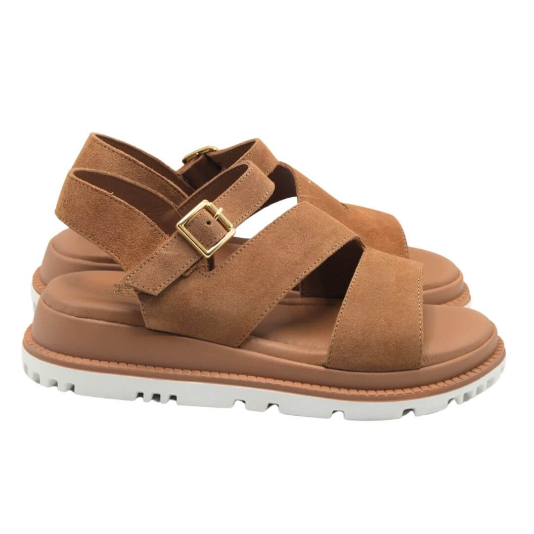 Venüs - Venüs Deri Kadın Süet Sandalet Taba 25470015Y Venüs - Venüs Deri Kadın Süet Sandalet Taba 25470015Y