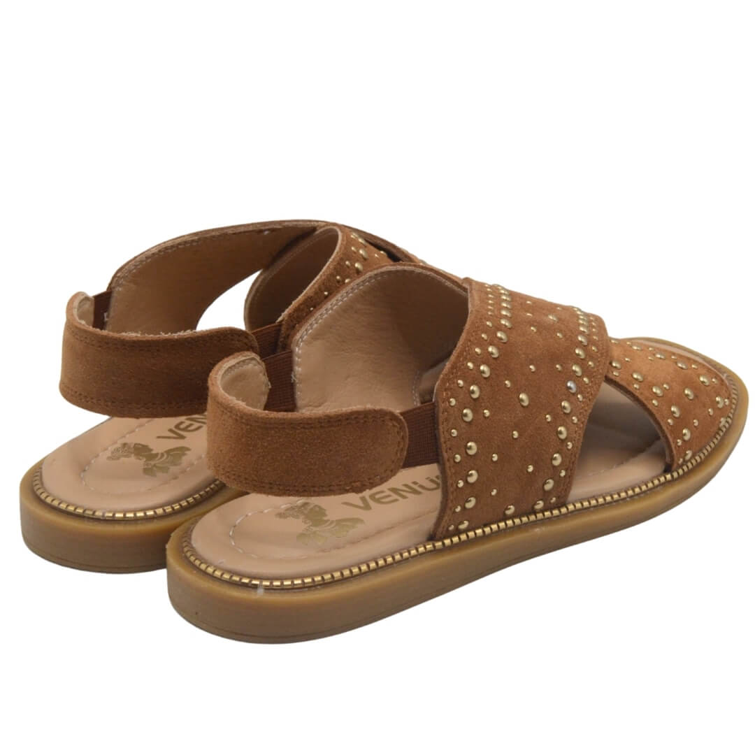 Venüs Deri Kadın Süet Sandalet Taba 2512204Y