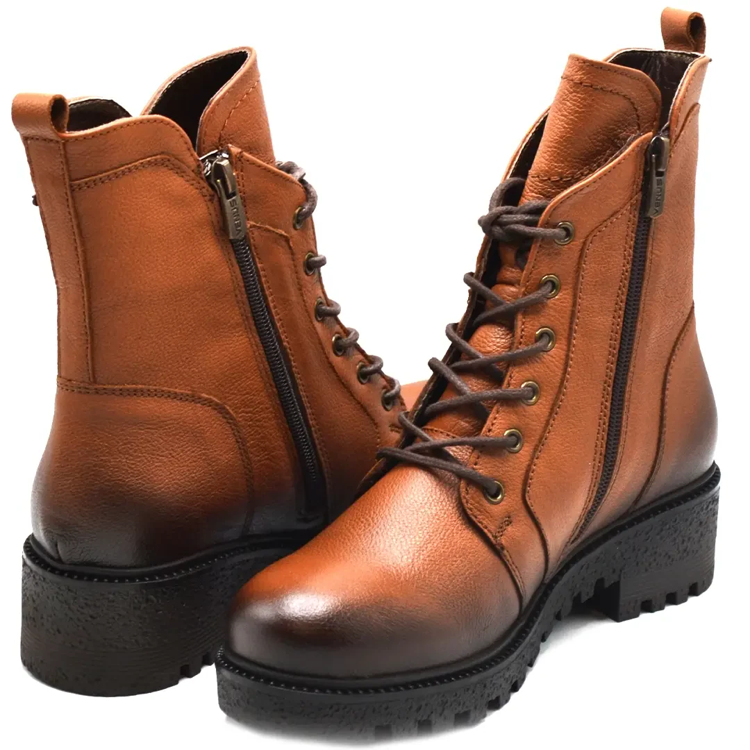 Venüs Deri Kadın Casual Bot Taba 1950891K - Thumbnail