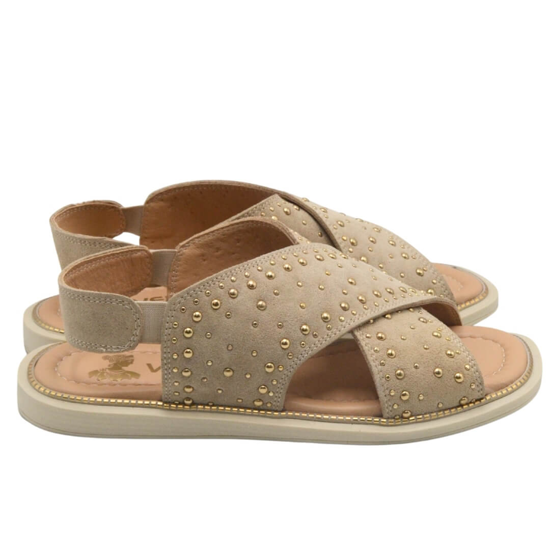 Venüs Deri Kadın Süet Sandalet Taş 2512204Y