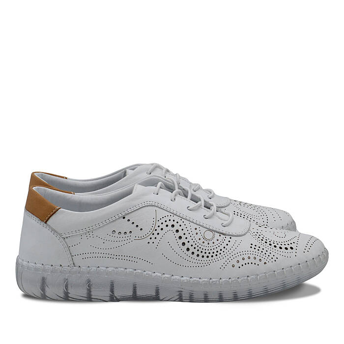 Venüs Deri Kadın Comfort Ayakkabı Beyaz 26370011Y - 2