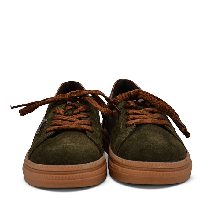 Venüs Deri Kadın Sneaker Spor Ayakkabı Haki 2652451K - 5