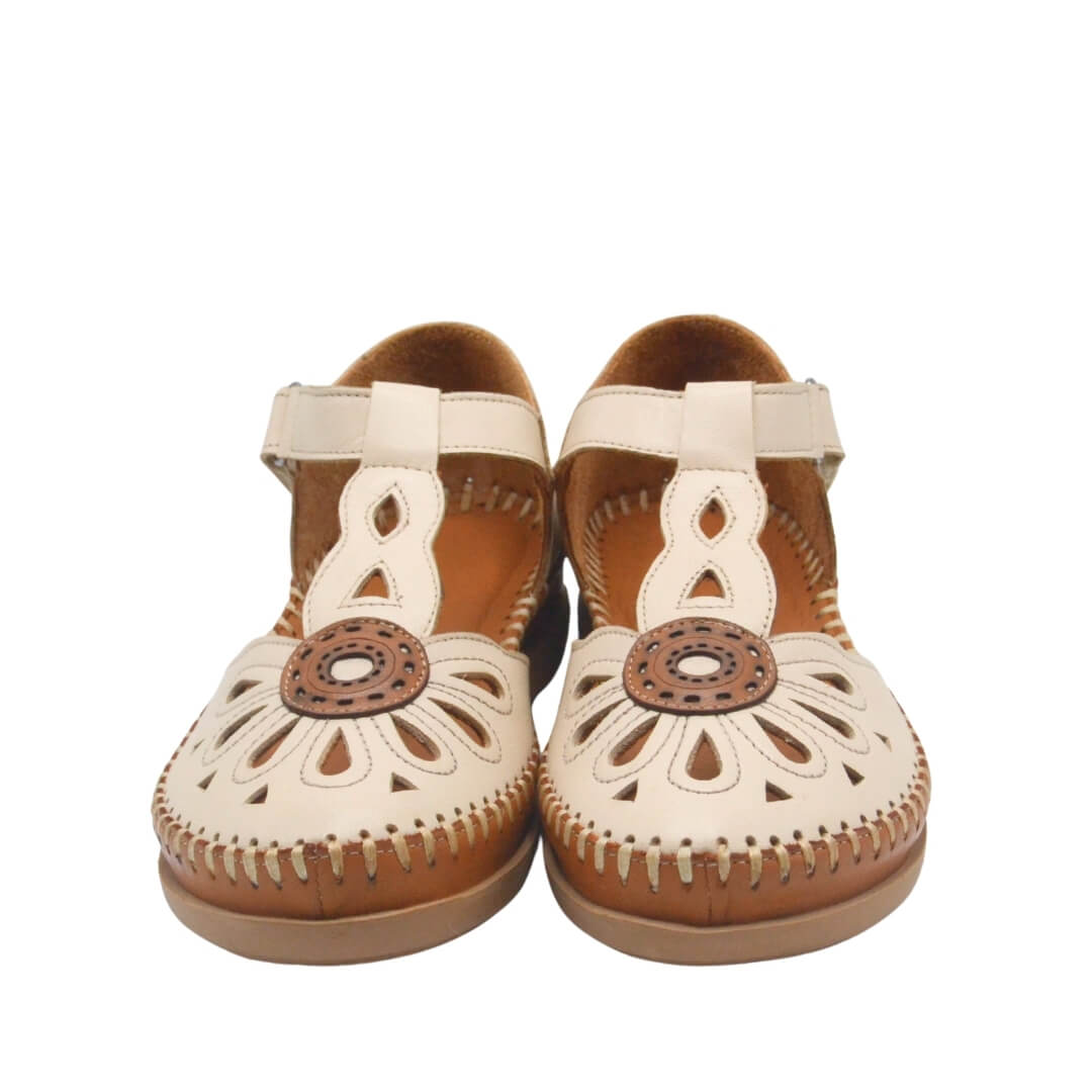 Venüs Deri Kadın Sandalet Bej 18793505Y