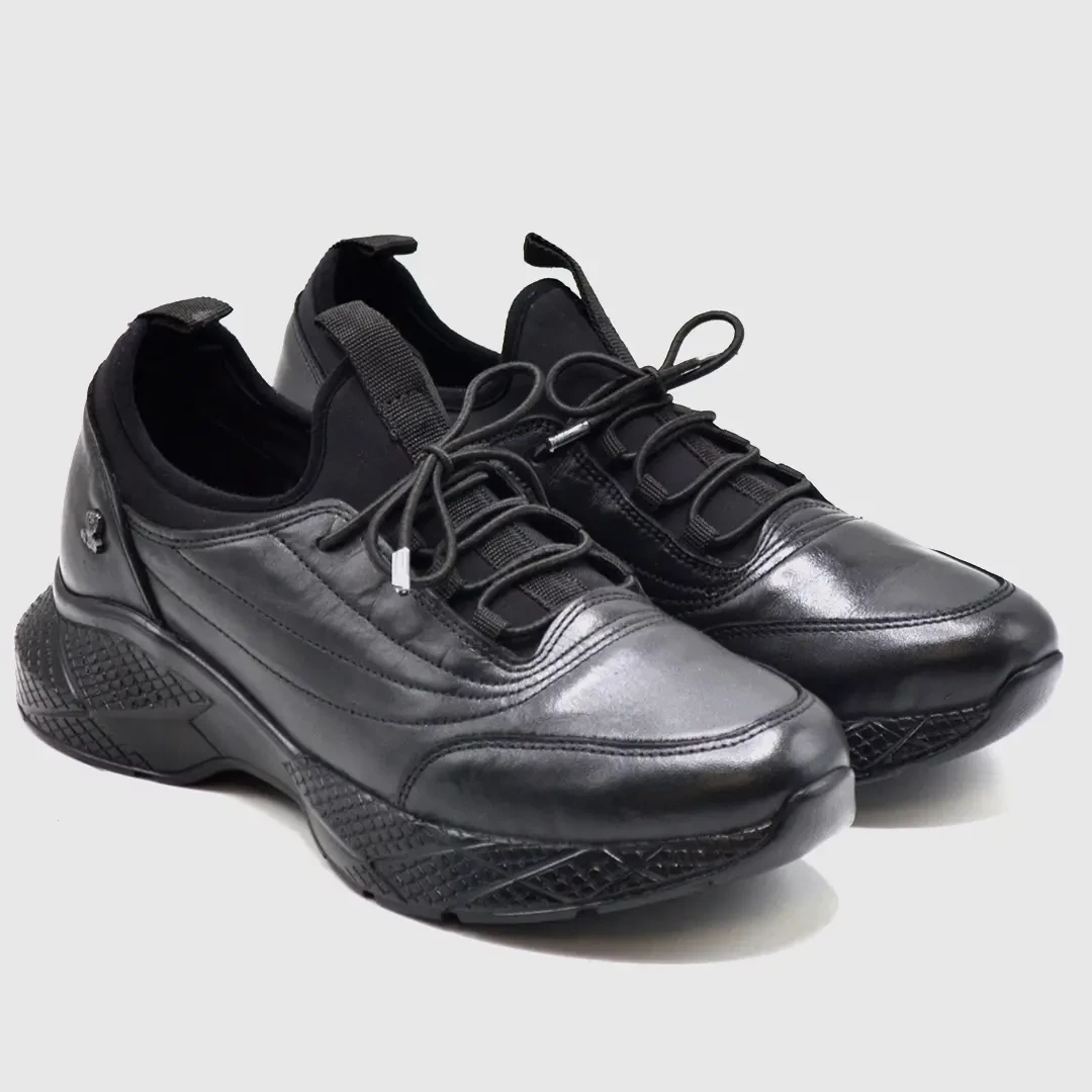 Venus Women's Leather Airflow Comfort Shoes - Black 2216603K