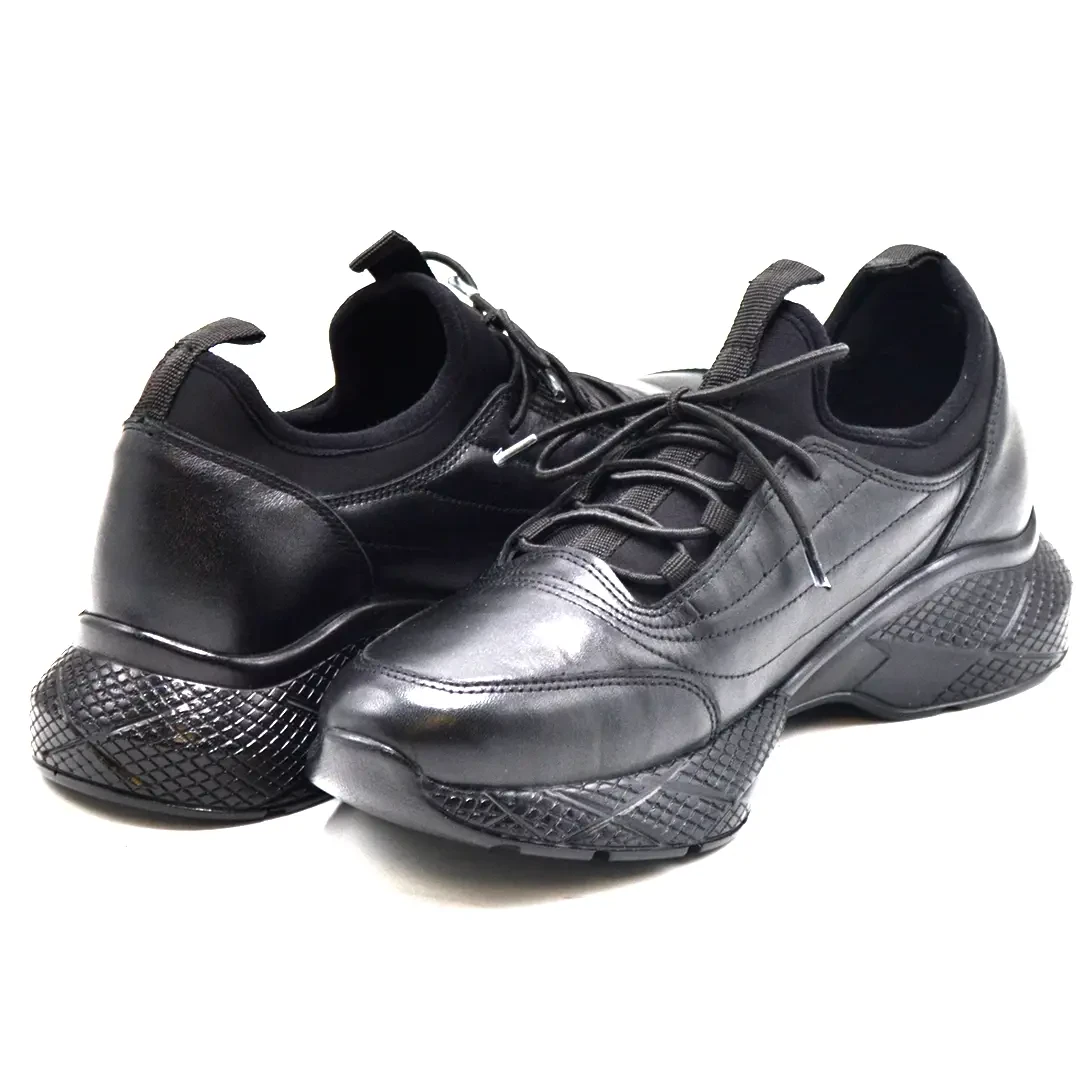 Venus Women's Leather Airflow Comfort Shoes - Black 2216603K - 4