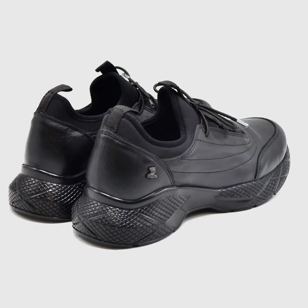 Venus Women's Leather Airflow Comfort Shoes - Black 2216603K - 3