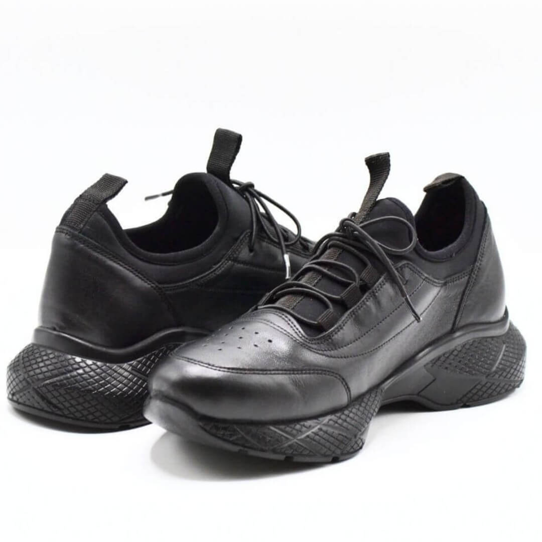 Venus Women's Leather Airflow Comfort Shoes - Black 2216603Y - 3