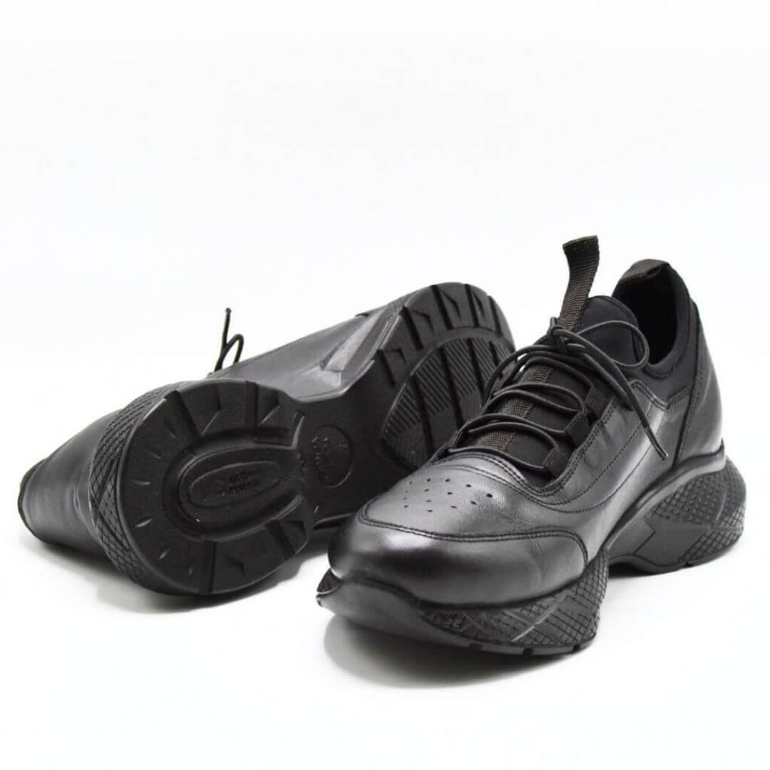 Venus Women's Leather Airflow Comfort Shoes - Black 2216603Y - 5